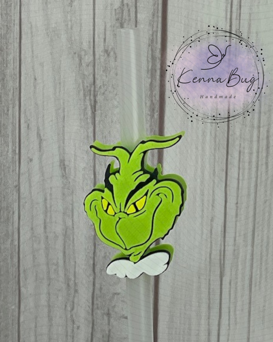 Smiley Mean One, Straw Topper, 3D Printed