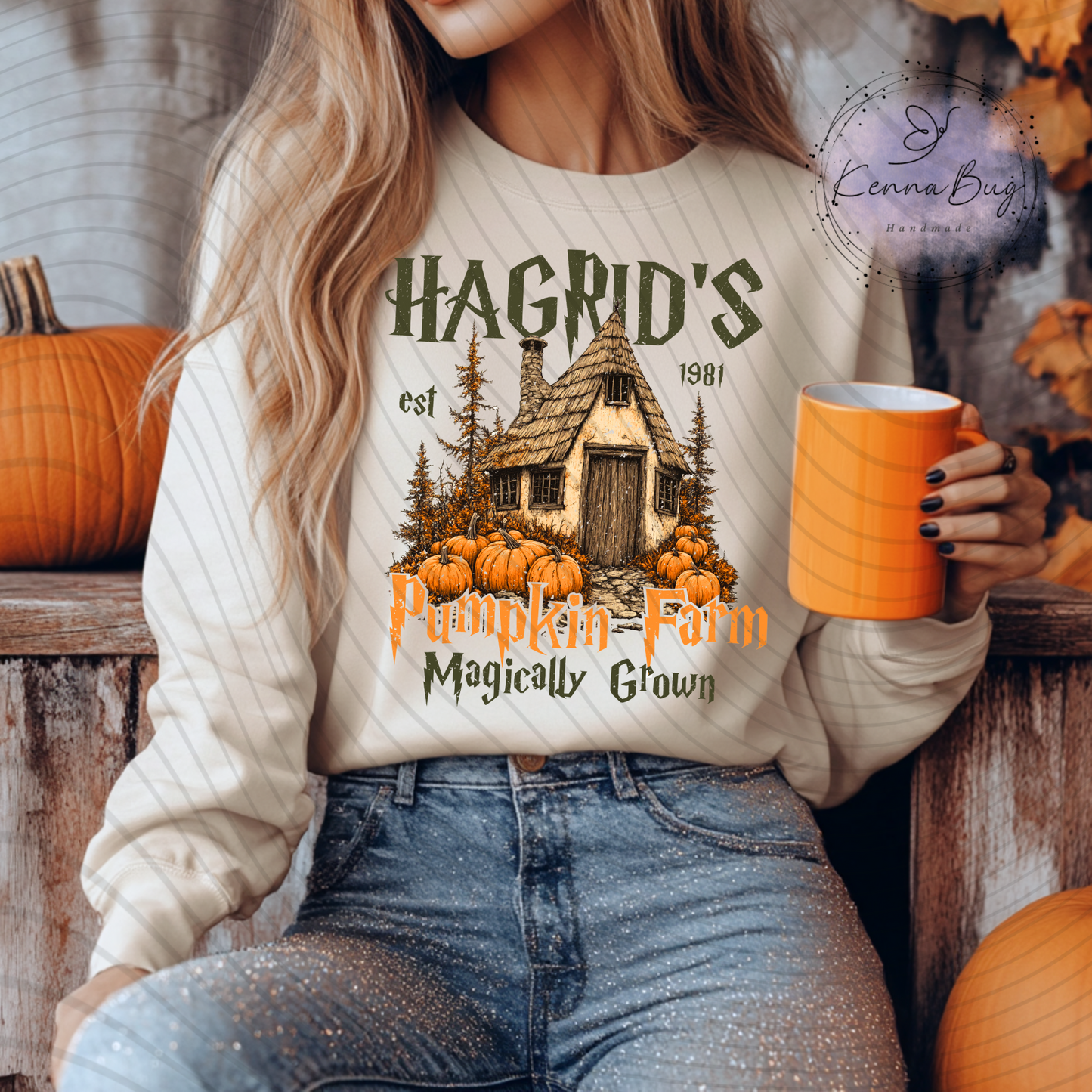 Hagrid's Pumpkin Farm, Halloween, Fall, DTF Transfer, Ready to Press, Shirt Transfer, Heat Transfer, Direct to film Transfer