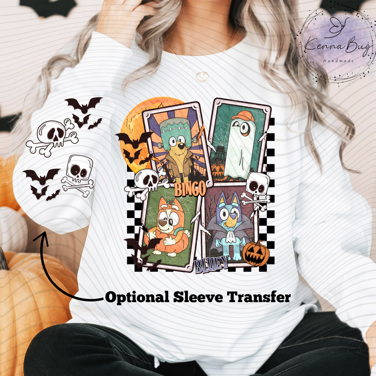 Halloween Blue Dog, Cartoon, DTF Transfer, Ready to Press, Shirt Transfer, Heat Transfer, Direct to film Transfer