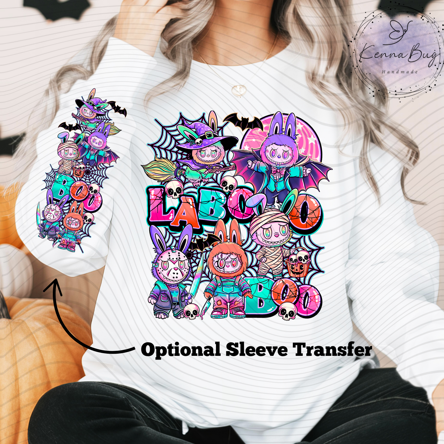 Halloween Laboo Boo, Horror, DTF Transfer, Ready to Press, Shirt Transfer, Heat Transfer, Direct to film Transfer