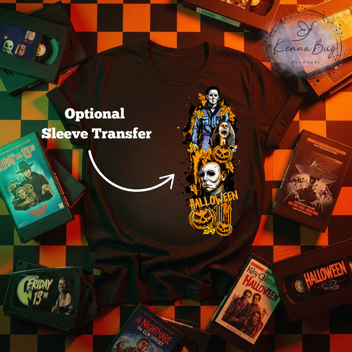 Evil has many Faces, Halloween, Horror Movie, DTF Transfer, Ready to Press, Shirt Transfer, Heat Transfer, Direct to film Transfer
