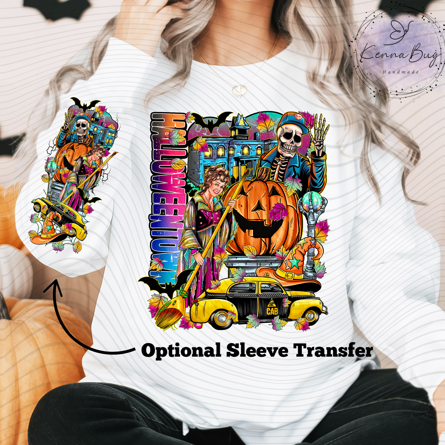 Halloween Town, Halloween Movie, Skeleton, DTF Transfer, Ready to Press, Shirt Transfer, Heat Transfer, Direct to film Transfer