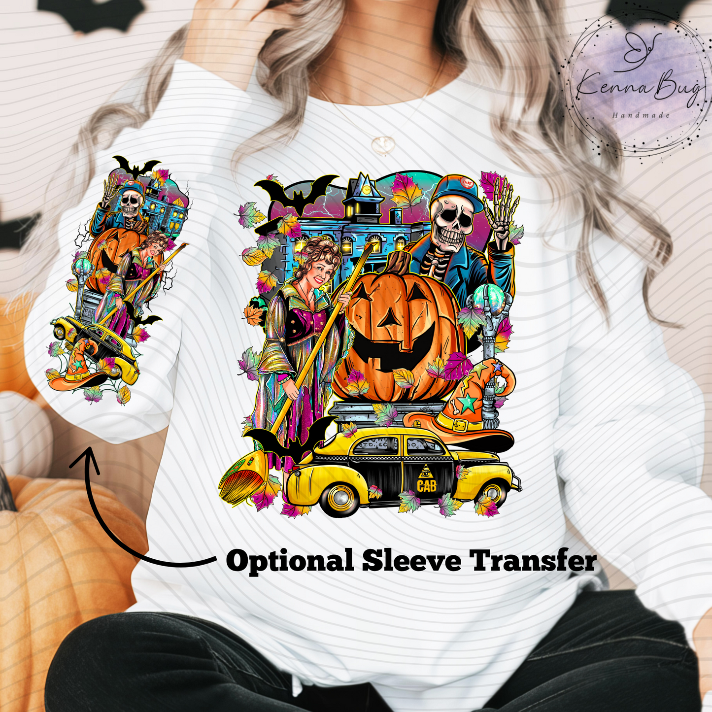 Halloween Town, Halloween Movie, Skeleton, No Words, DTF Transfer, Ready to Press, Shirt Transfer, Heat Transfer, Direct to film Transfer