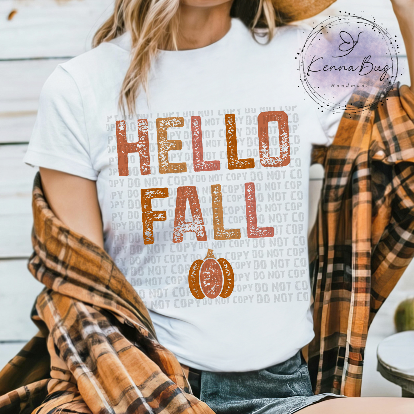 Hello Fall, Pumpkin, DTF Transfer, Ready to Press, Shirt Transfer, Heat Transfer, Direct to film Transfer