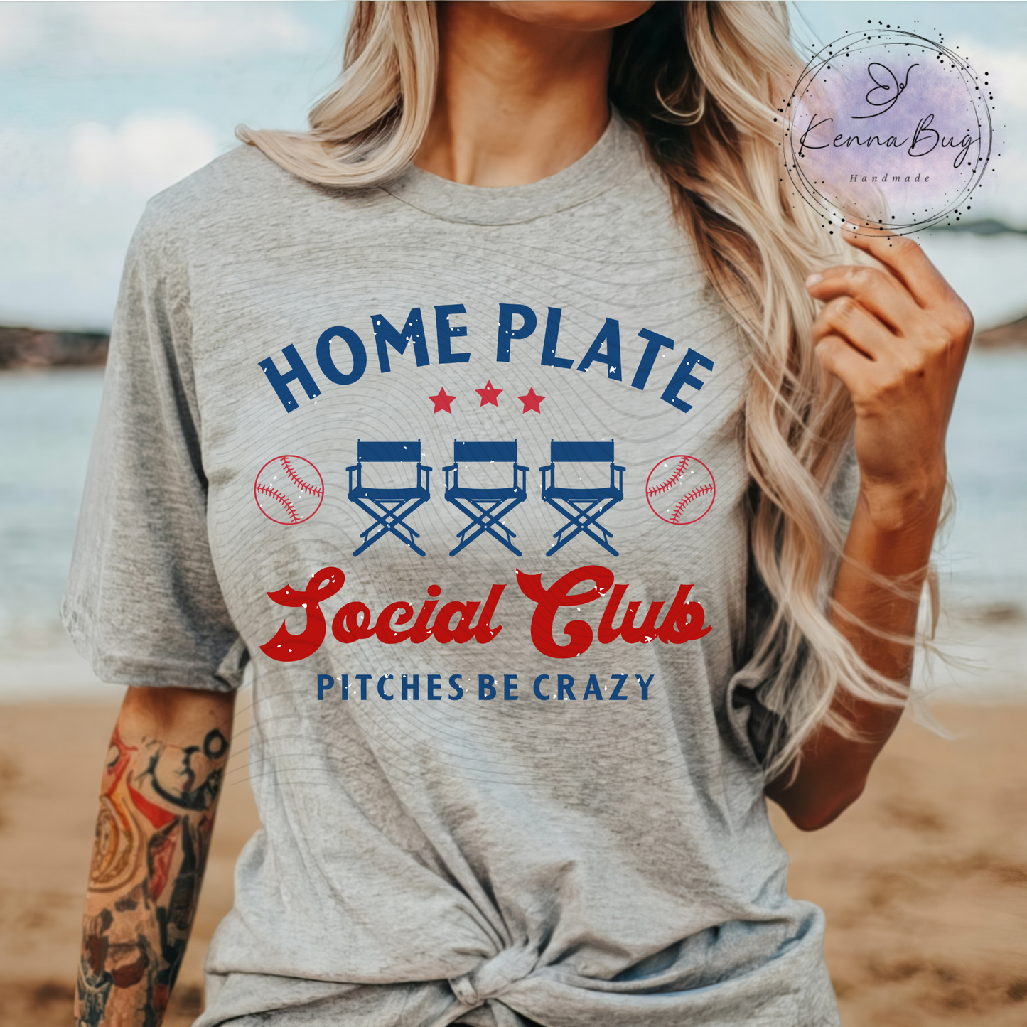 Home Plate Social Club, Pitches be Crazy, Sports, Baseball, DTF Transfer, Ready to Press, Shirt Transfer, Heat Transfer, Direct to film Transfer