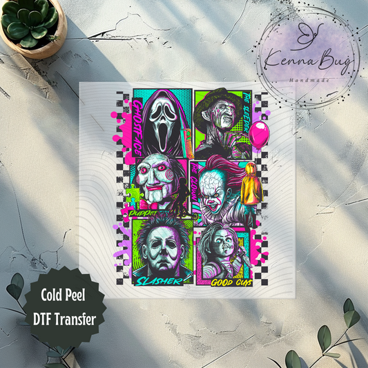 Halloween, Horror Squad, Horror Movies, DTF Transfer, Ready to Press, Shirt Transfer, Heat Transfer, Direct to film Transfer