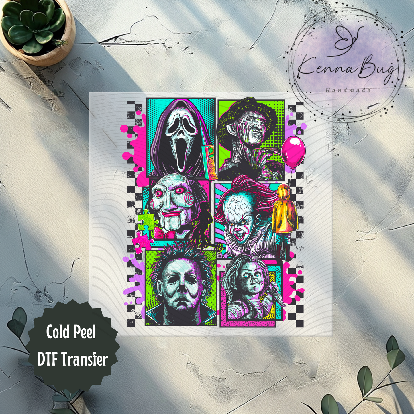 Halloween, Horror Squad, Horror Movies, No Names, DTF Transfer, Ready to Press, Shirt Transfer, Heat Transfer, Direct to film Transfer