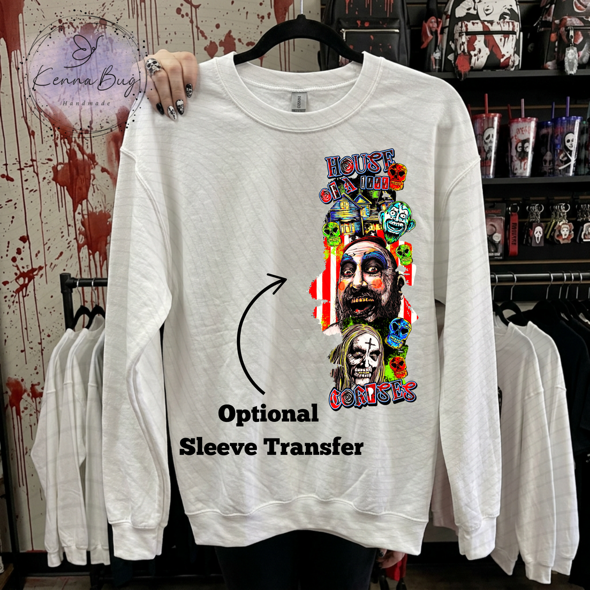 House of a 1000 Corpses, Horror Movie, DTF Transfer, Ready to Press, Shirt Transfer, Heat Transfer, Direct to film Transfer