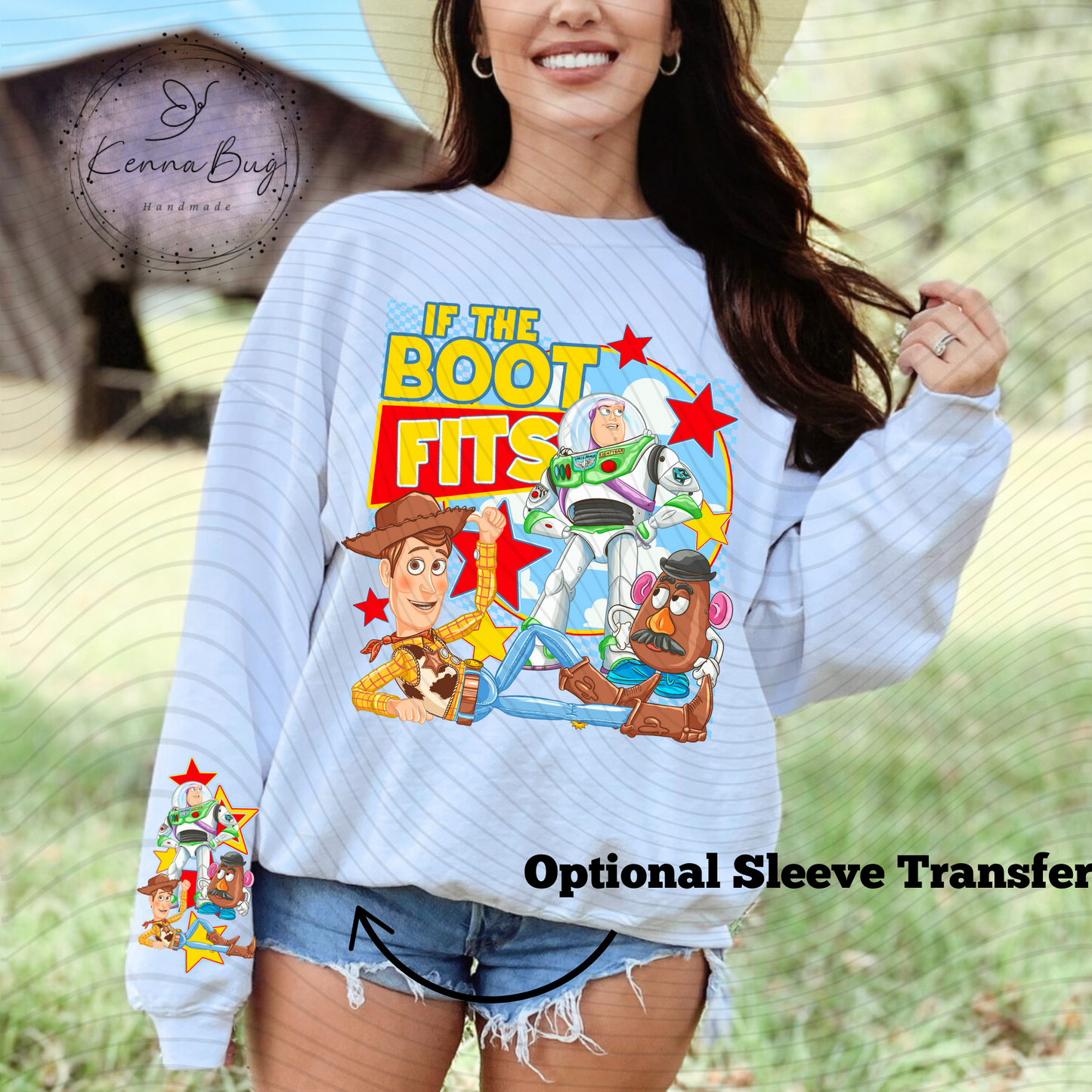 If the Boot Fits, Talking Toys, Kids Movie, Cartoon, DTF Transfer, Ready to Press, Shirt Transfer, Heat Transfer, Direct to film Transfer