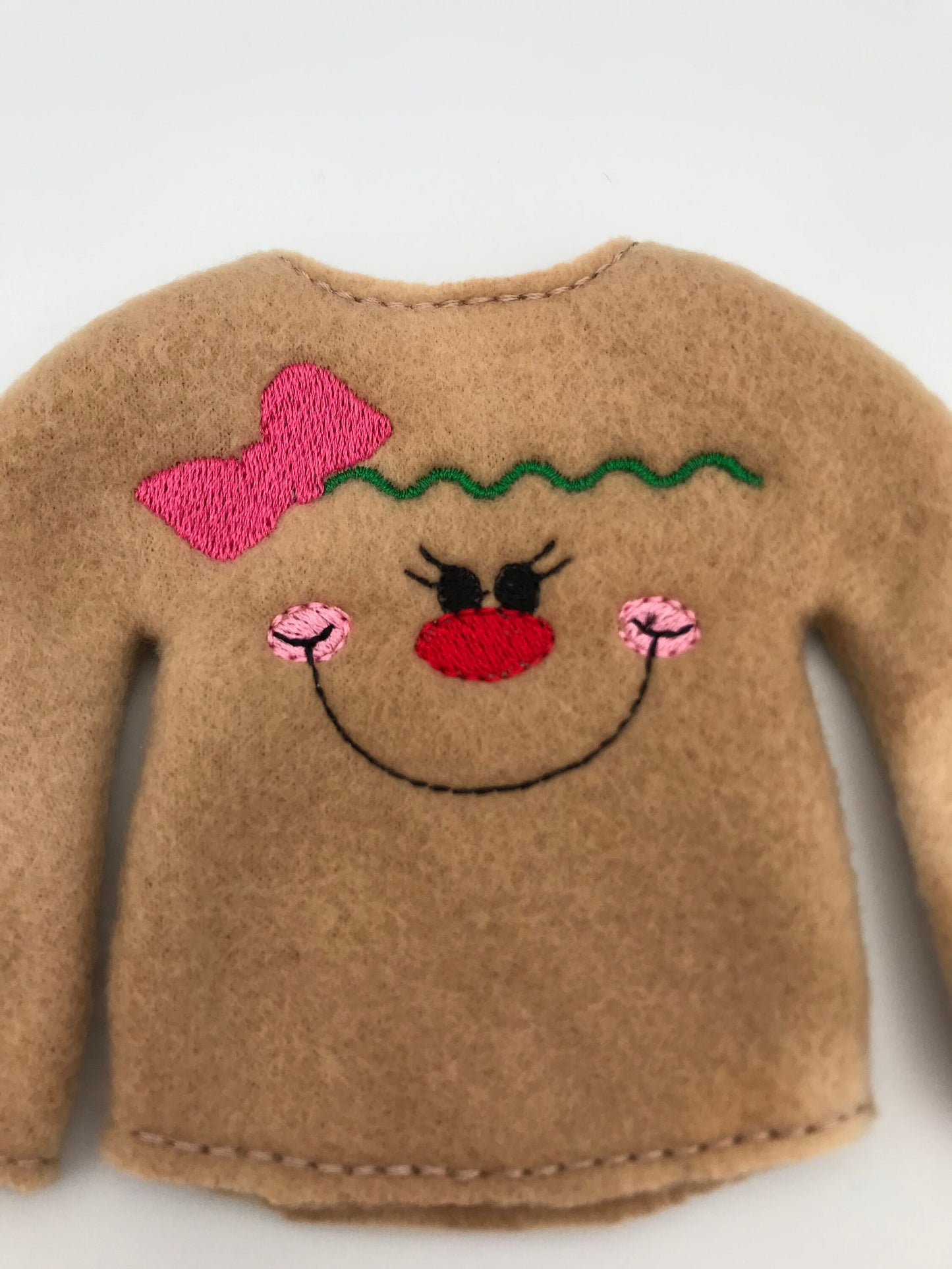 Gingerbread Girl, Elf Sweater, Christmas Elf, Elf Costume, Elf Clothes, Elf Shirt, Elves, Doll Clothes