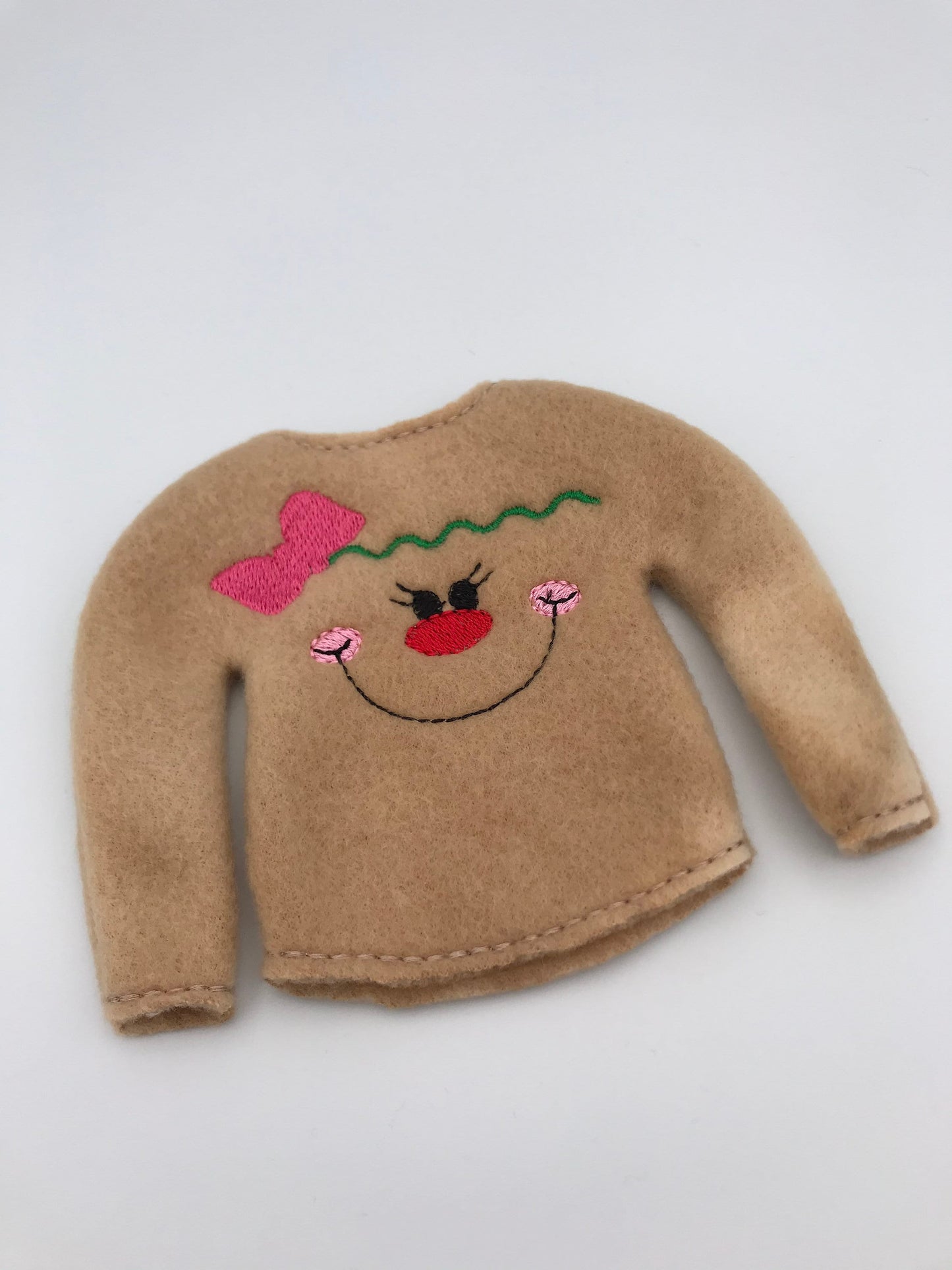 Gingerbread Girl, Elf Sweater, Christmas Elf, Elf Costume, Elf Clothes, Elf Shirt, Elves, Doll Clothes