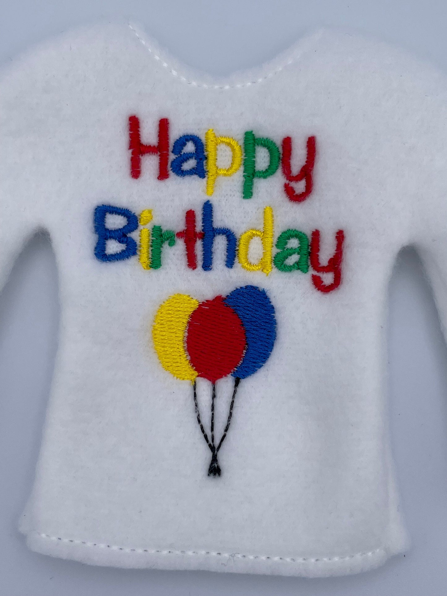 Happy Birthday, Balloons, Elf Sweater, Christmas Elf, Elf Costume, Elf Clothes, Elf Shirt, Elves, Doll Clothes