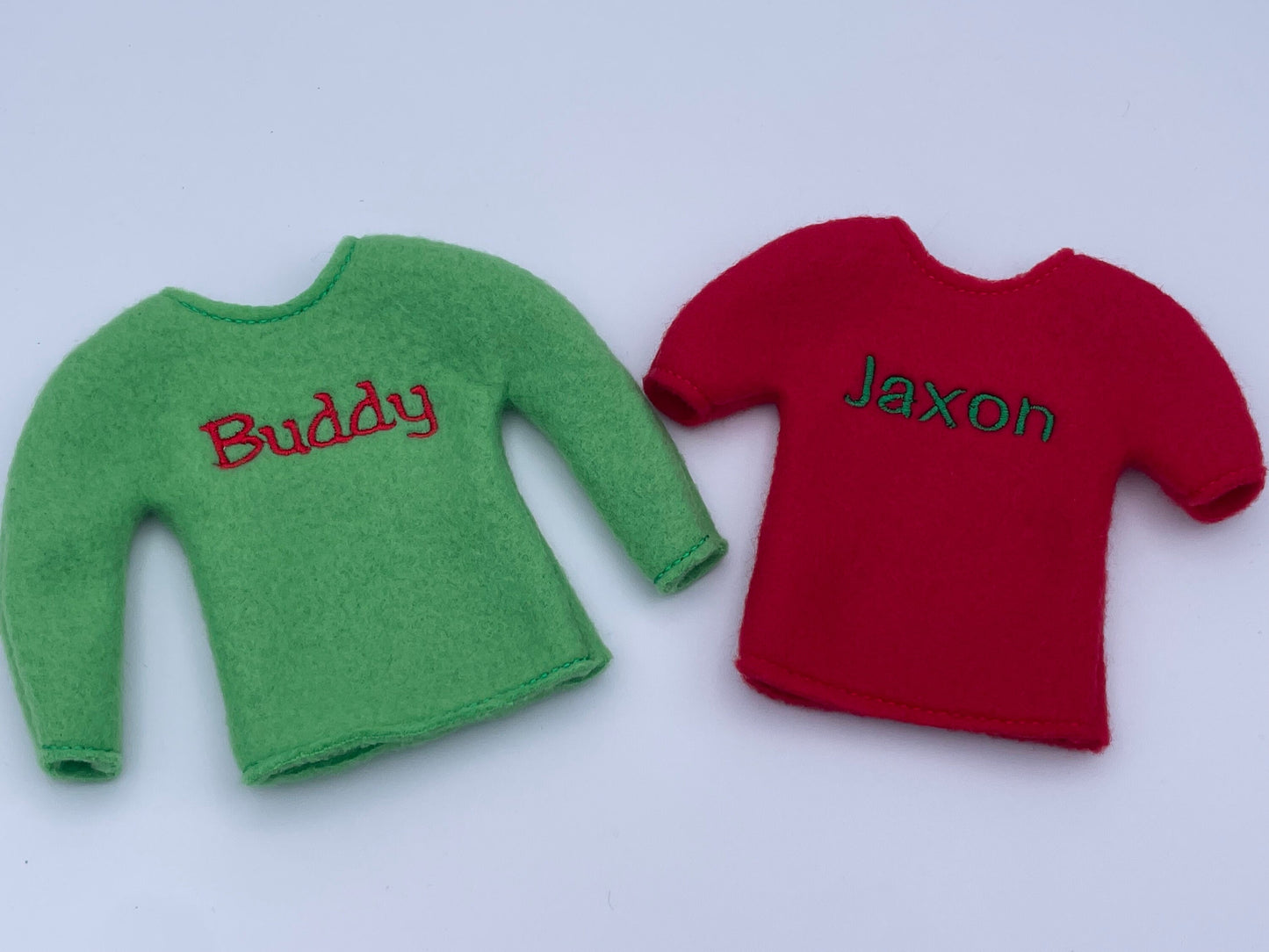 Personalized Name Elf Sweater, Christmas Elf, Elf Costume, Elf Clothes, Elf Shirt, Elves, Doll Clothes