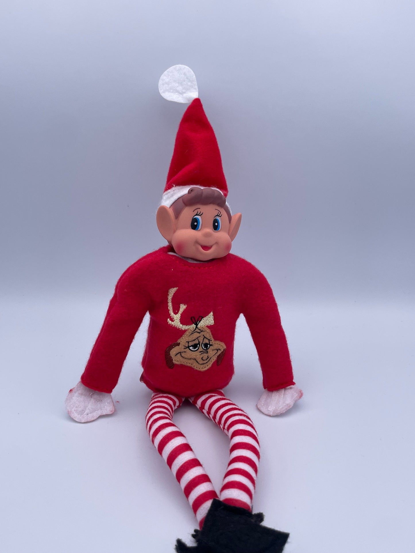 Mr Mean One Dog, Elf Sweater, Christmas Elf, Elf Costume, Elf Clothes, Elf Shirt, Elves, Doll Clothes