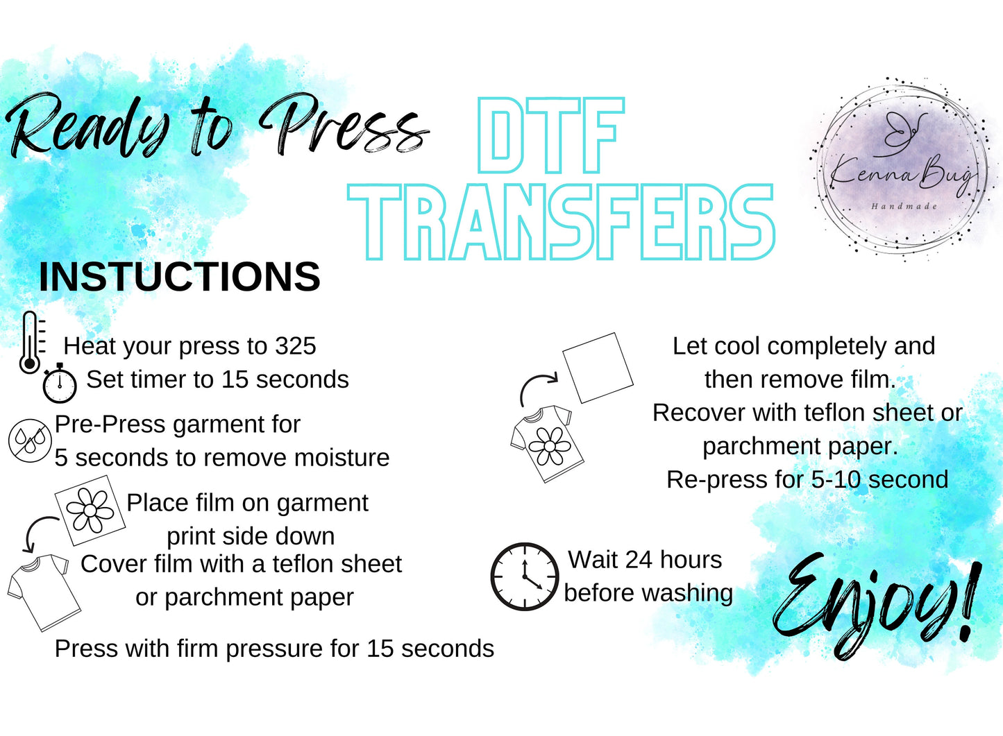 I'm Fine This is Fine Everything's Fine, Christmas, DTF Transfer, Ready to Press, Shirt Transfer, Heat Transfer, Direct to film Transfer