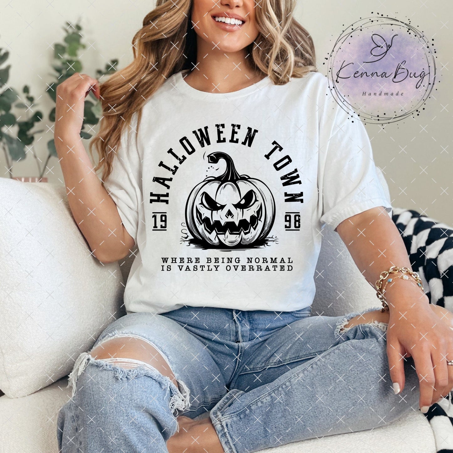 Halloween Town, DTF Transfer, Ready to Press, Shirt Transfer, Heat Transfer, Direct to film Transfer