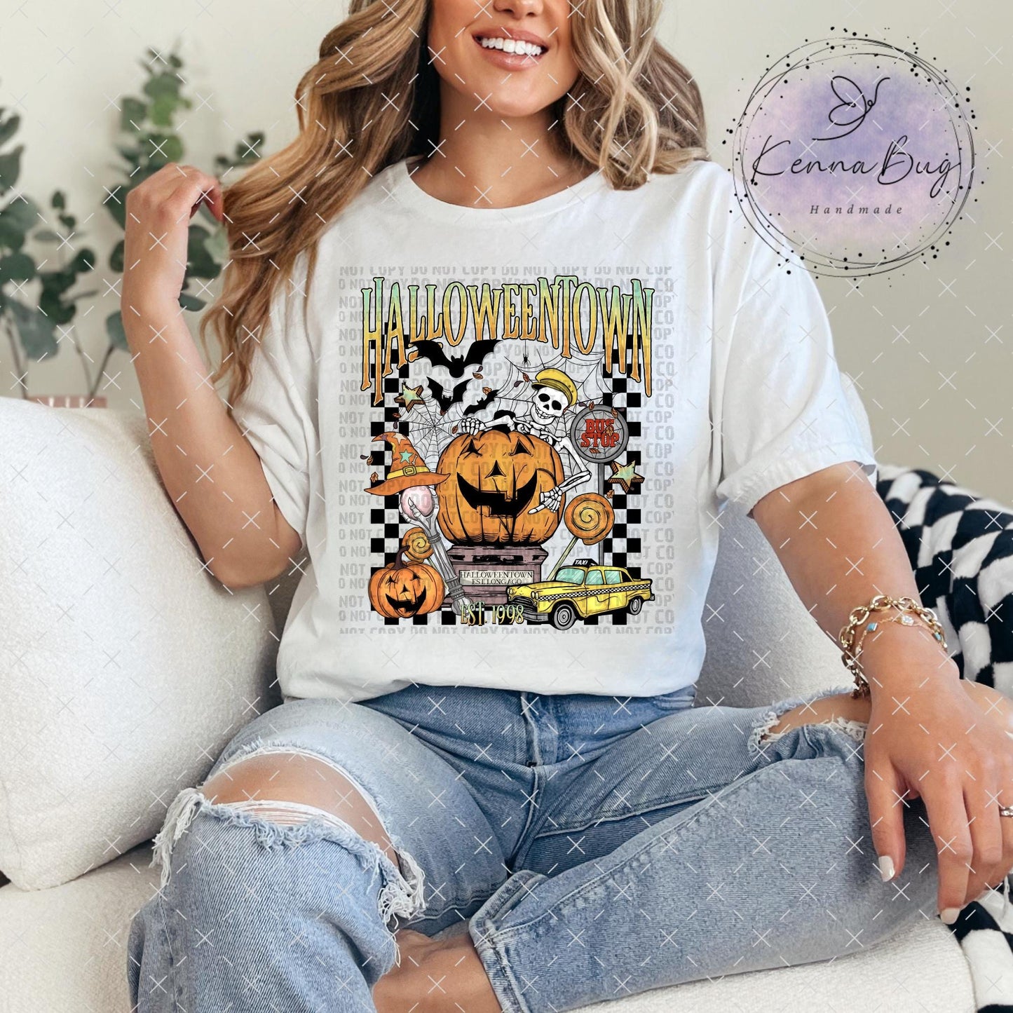 Halloween Town, Halloween Movie, Halloween, DTF Transfer, Ready to Press, Shirt Transfer, Heat Transfer, Direct to film Transfer