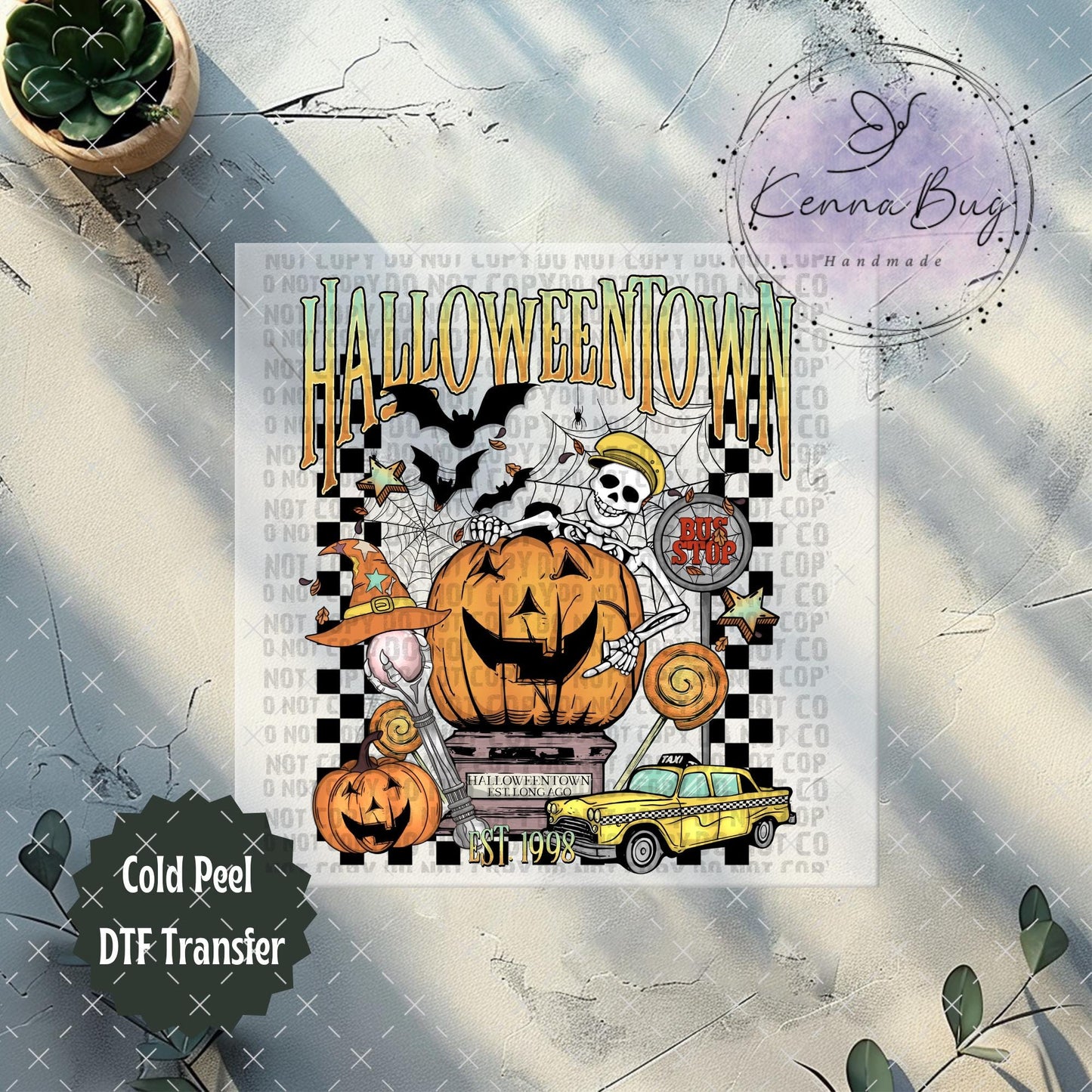 Halloween Town, Halloween Movie, Halloween, DTF Transfer, Ready to Press, Shirt Transfer, Heat Transfer, Direct to film Transfer