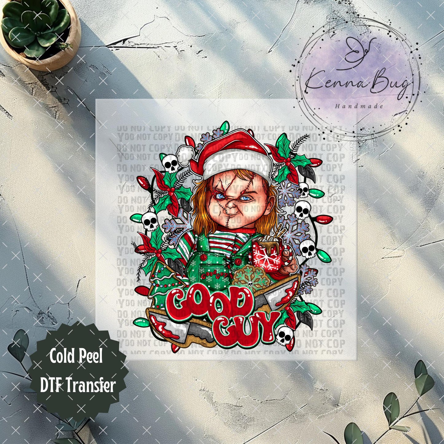 Good Guy, Christmas, Horror Movie, DTF Transfer, Ready to Press, Shirt Transfer, Heat Transfer, Direct to film Transfer