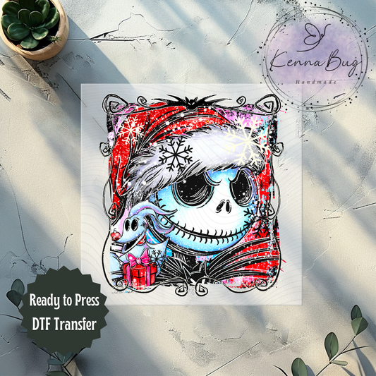 Jack, Nightmares, Christmas Movie, DTF Transfer, Ready to Press, Shirt Transfer, Heat Transfer, Direct to film Transfer