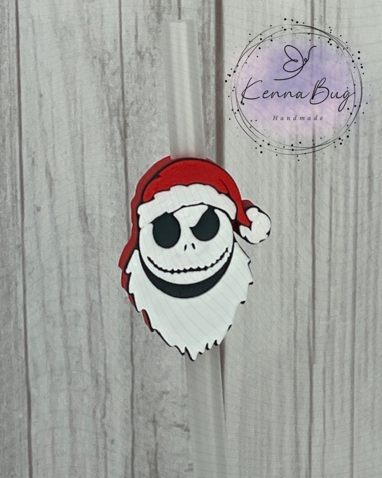 Jack, Christmas, Straw Topper, 3D Printed