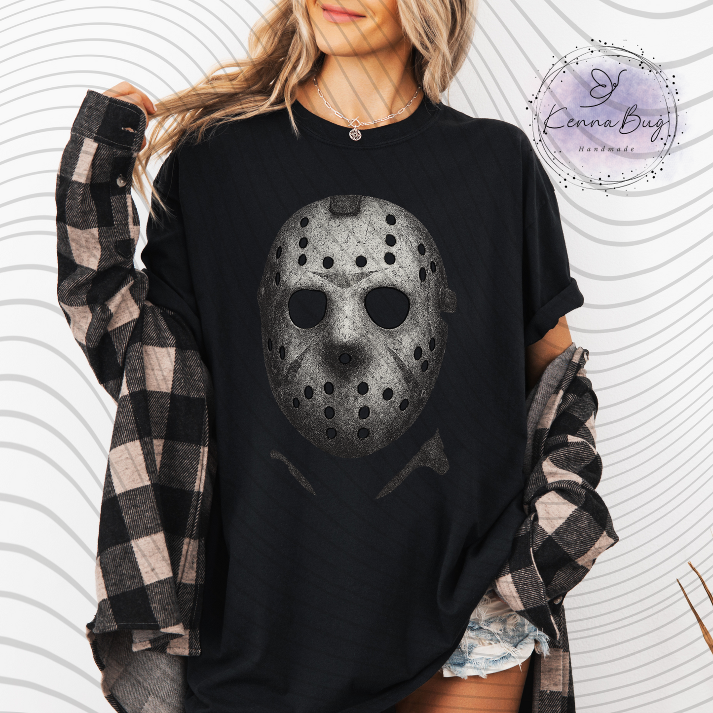 Jason Mask, Horror Movie, Silhouette, DTF Transfer, Ready to Press, Shirt Transfer, Heat Transfer, Direct to film Transfer