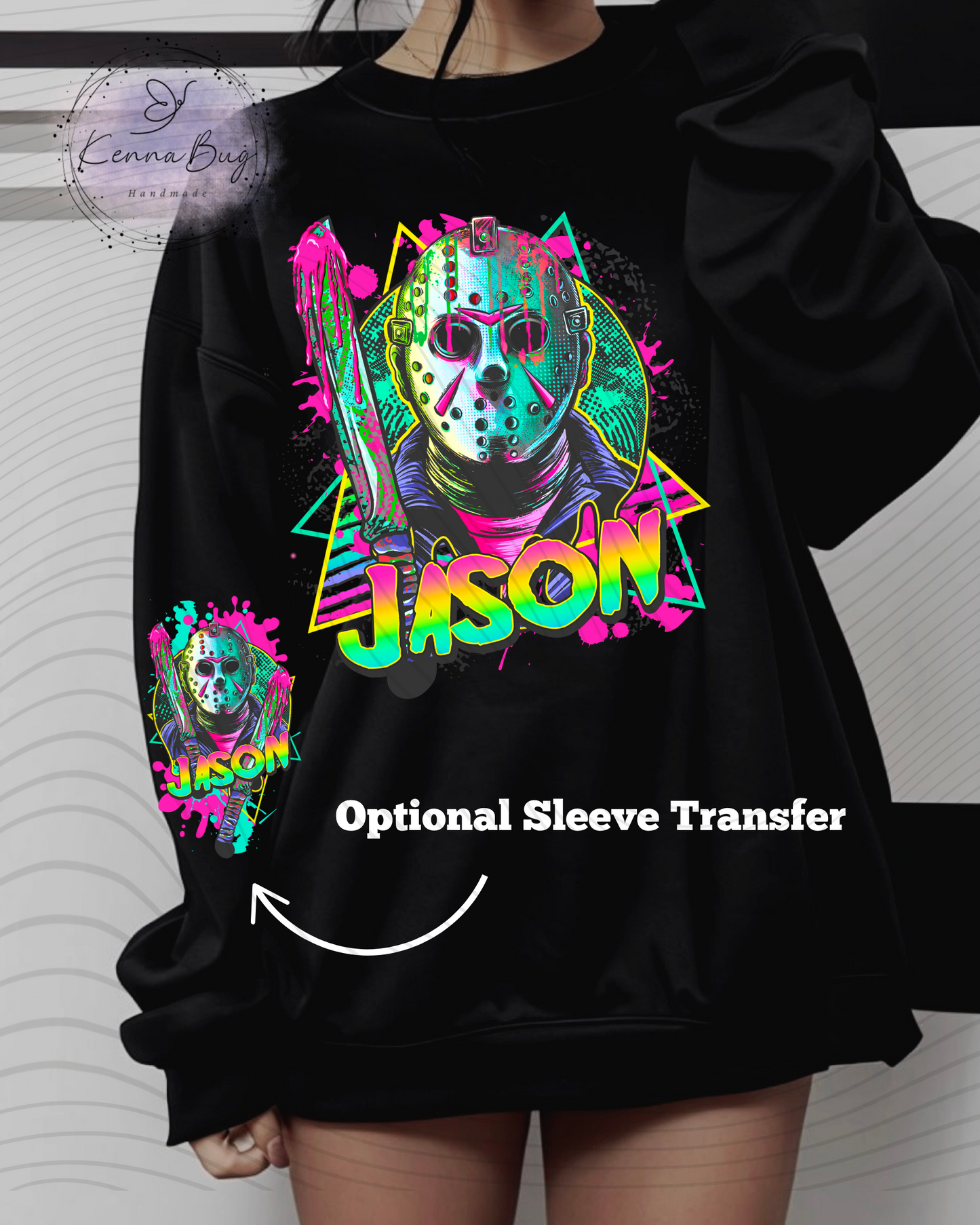 Jason, Horror Movie, Lake Killer, Teal, DTF Transfer, Ready to Press, Shirt Transfer, Heat Transfer, Direct to film Transfer