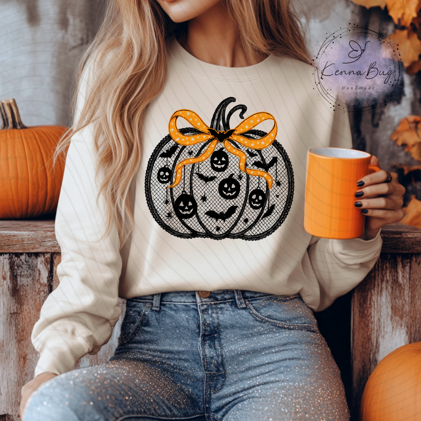 Black Lace Pumpkin, Halloween, Coquette, DTF Transfer, Ready to Press, Shirt Transfer, Heat Transfer, Direct to film Transfer