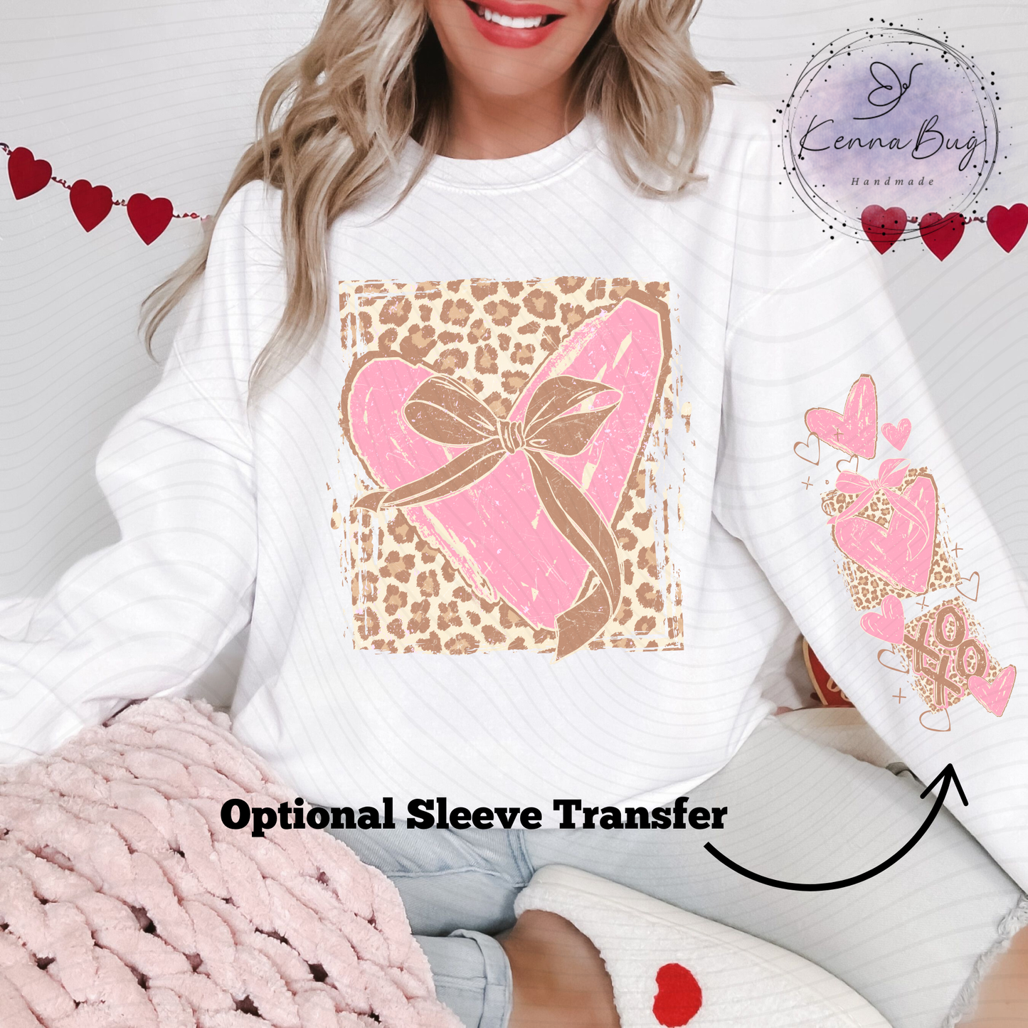 Leopard Print, Heart, Valentines Day, DTF Transfer, Ready to Press, Shirt Transfer, Heat Transfer, Direct to film Transfer