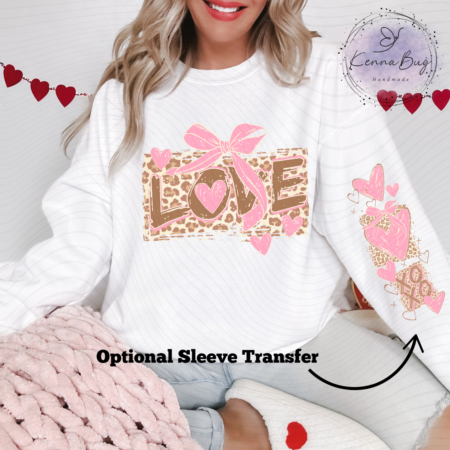 Leopard Print, Love, Heart, Valentines Day, DTF Transfer, Ready to Press, Shirt Transfer, Heat Transfer, Direct to film Transfer