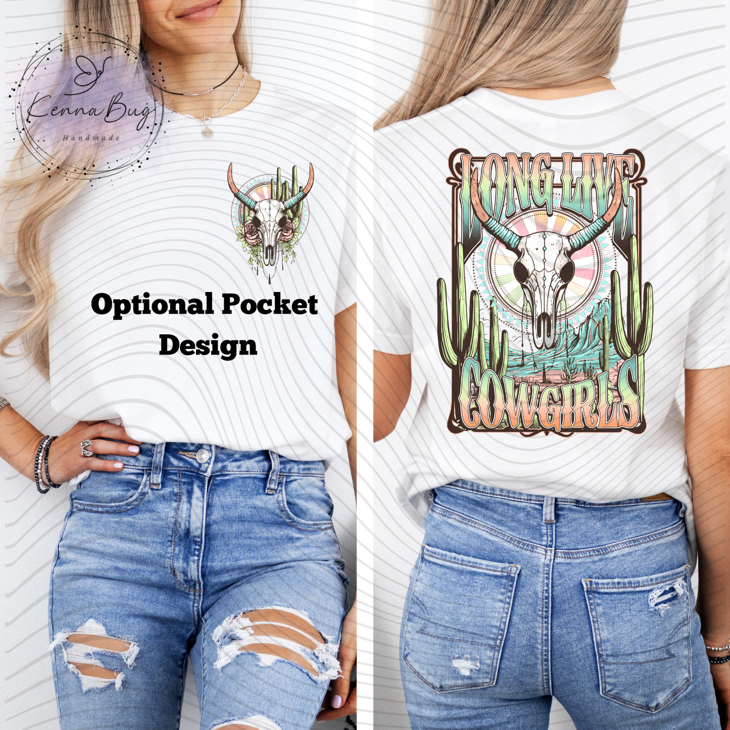 Long Live Cowgirls, Bull Skull, Western, DTF Transfer, Ready to Press, Shirt Transfer, Heat Transfer, Direct to film Transfer