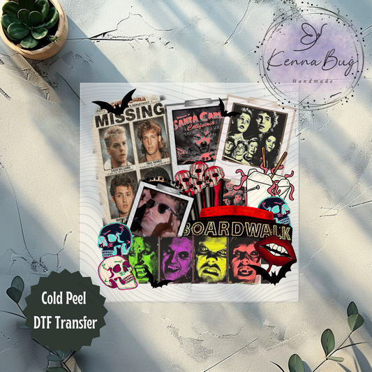 Classic 80's Movie, Lost Boys, Movie Collage, DTF Transfer, Ready to Press, Shirt Transfer, Heat Transfer, Direct to film Transfer