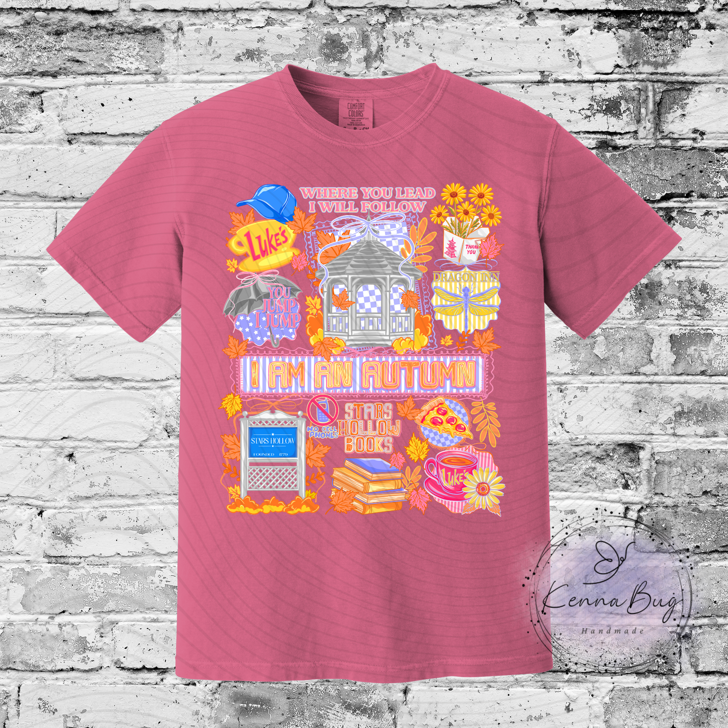 Lukes, I am an Autumn, Custom T-Shirt, Pick your Color, Graphic Tee, Comfort Colors 1717