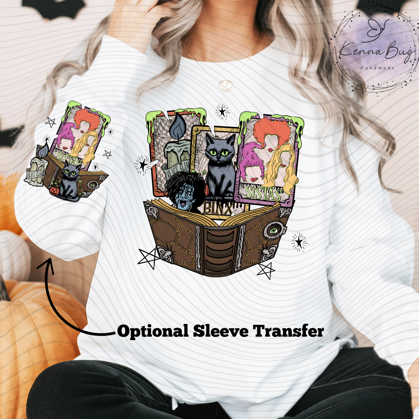 Spell Book, Magic Book, Witches, Black Cat, Halloween, DTF Transfer, Ready to Press, Shirt Transfer, Heat Transfer, Direct to film Transfer