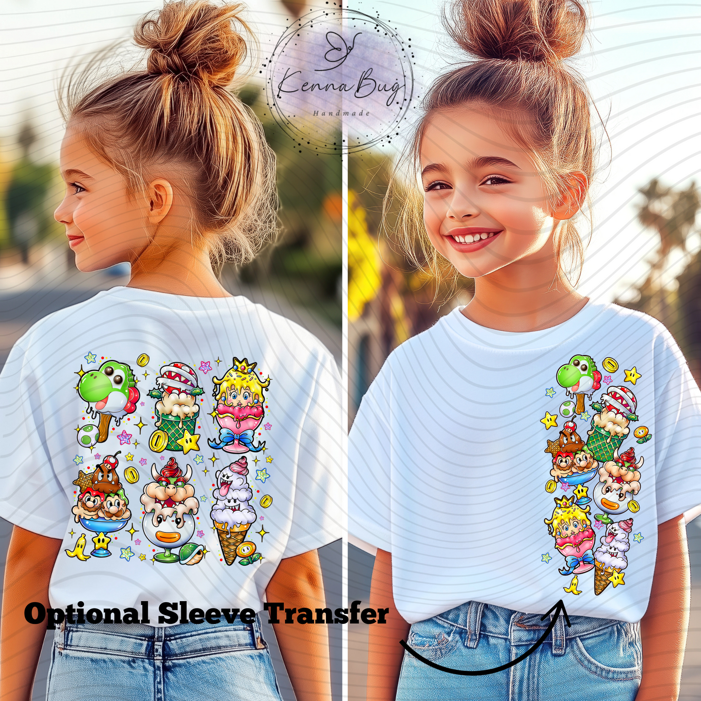 Gamer, Ice cream, Summer, DTF Transfer, Ready to Press, Shirt Transfer, Heat Transfer, Direct to film Transfer