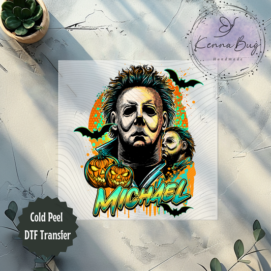 Michael, Horror Movie, Halloween, DTF Transfer, Ready to Press, Shirt Transfer, Heat Transfer, Direct to film Transfer