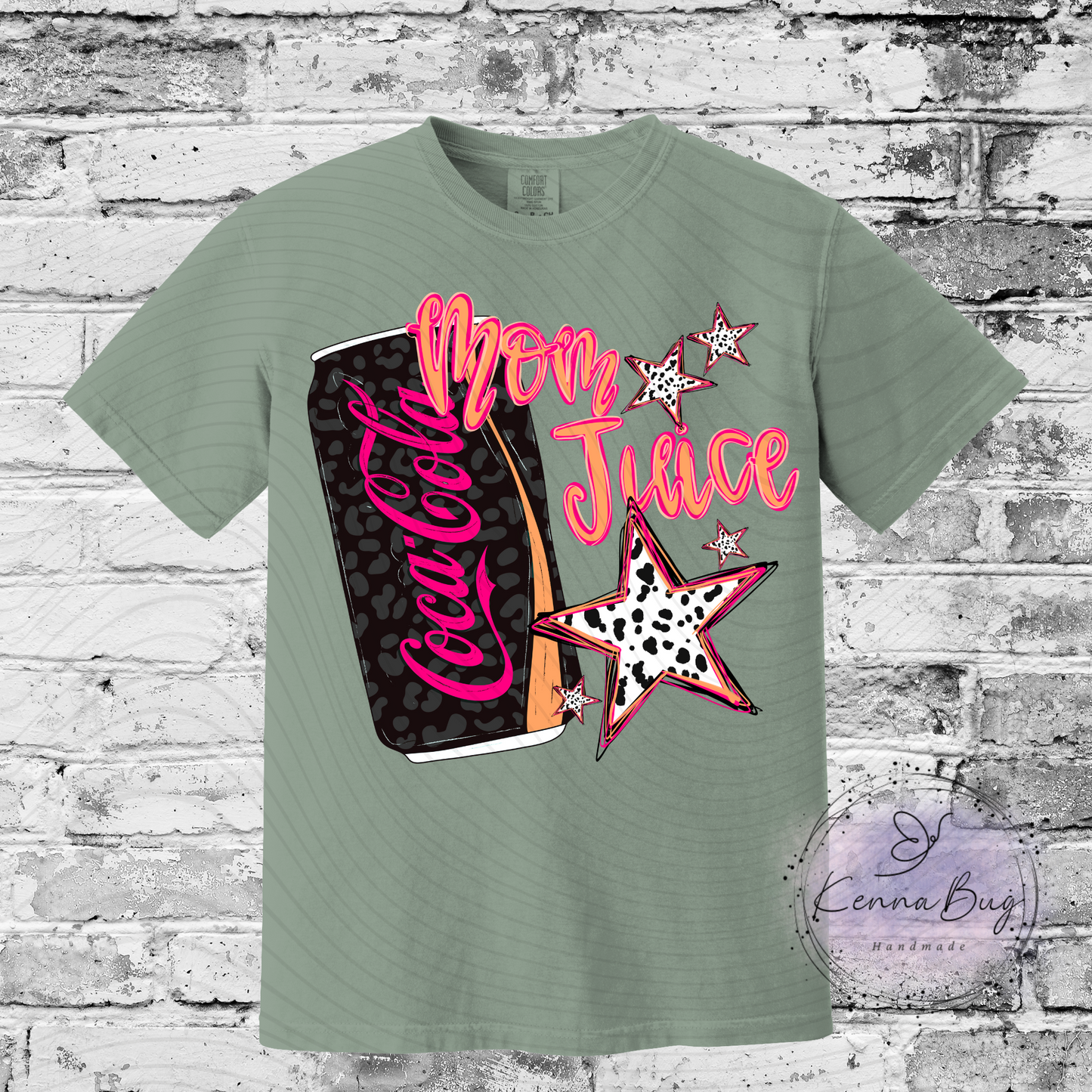 Mom Juice, Cola, Custom T-Shirt, Pick your Color, Graphic Tee, Comfort Colors 1717