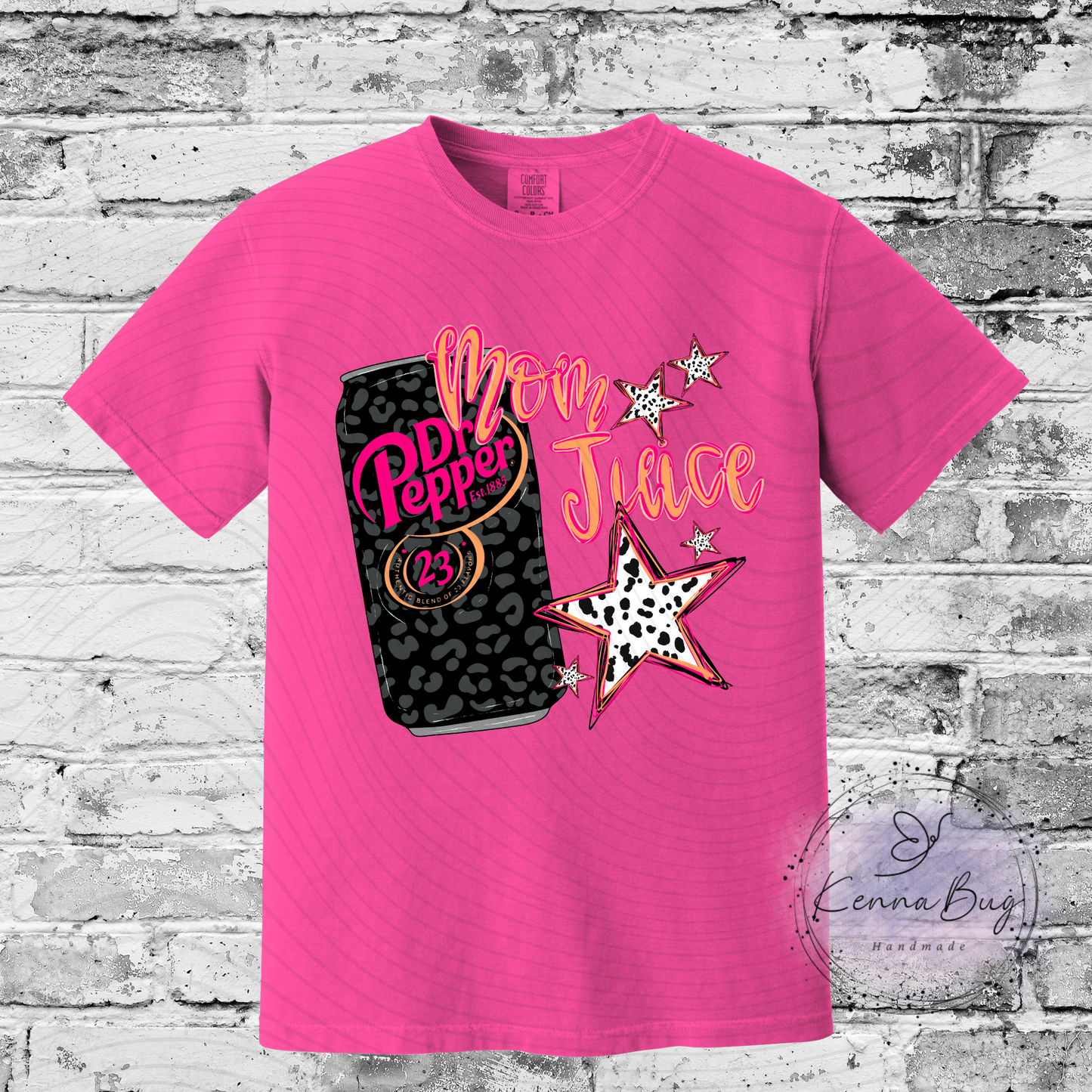 Mom Juice, Dr P, Custom T-Shirt, Pick your Color, Graphic Tee, Comfort Colors 1717