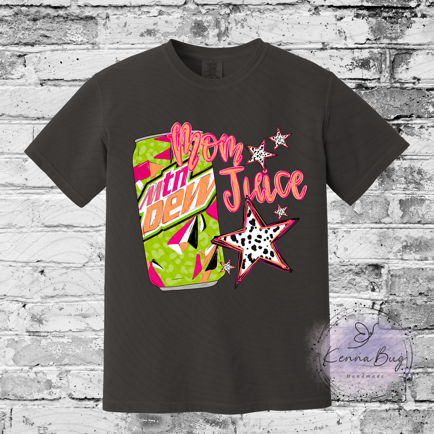 Mom Juice, Dew, Custom T-Shirt, Pick your Color, Graphic Tee, Comfort Colors 1717