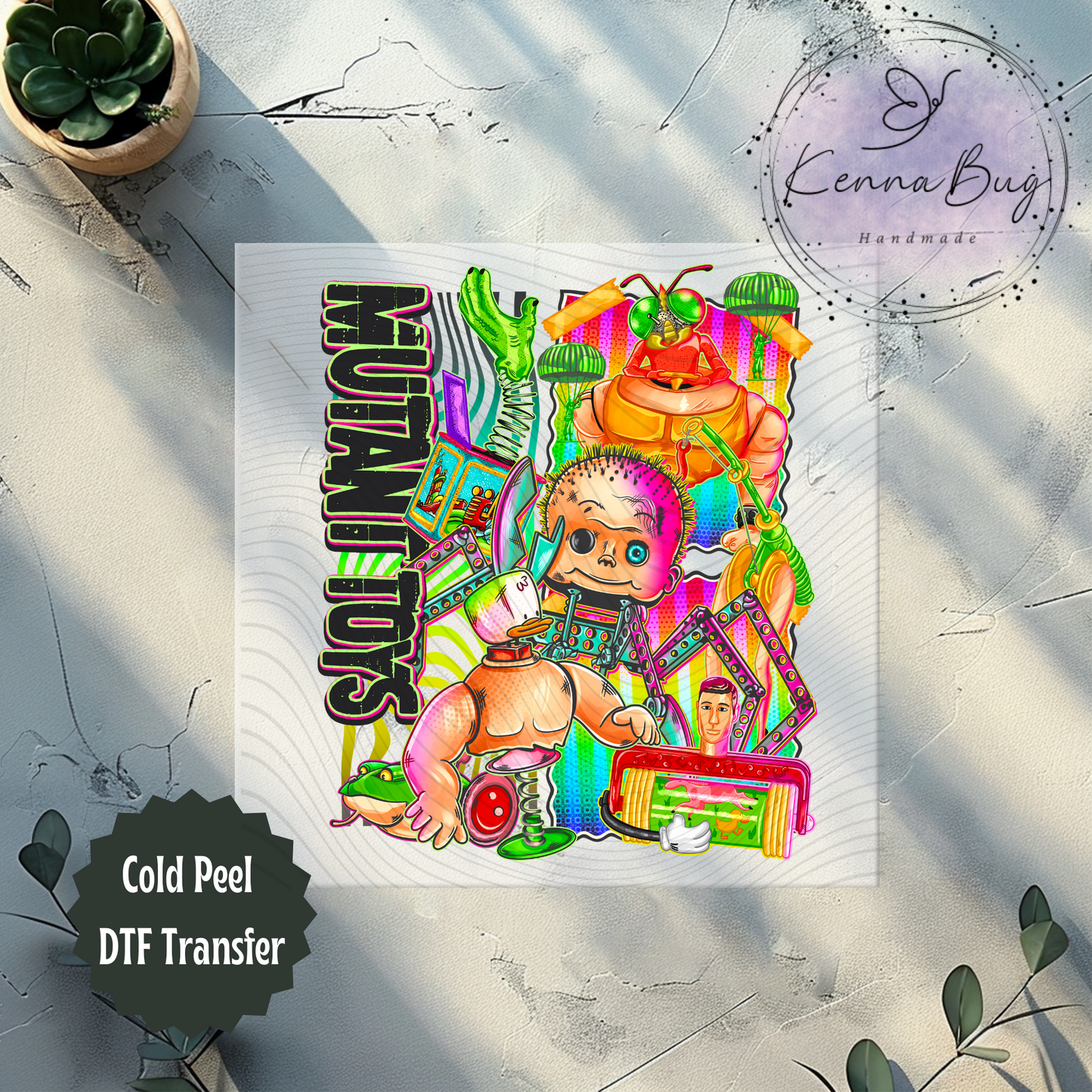 Mutant Toys, Talking Toys, Kids Movie, Cartoon, DTF Transfer, Ready to Press, Shirt Transfer, Heat Transfer, Direct to film Transfer