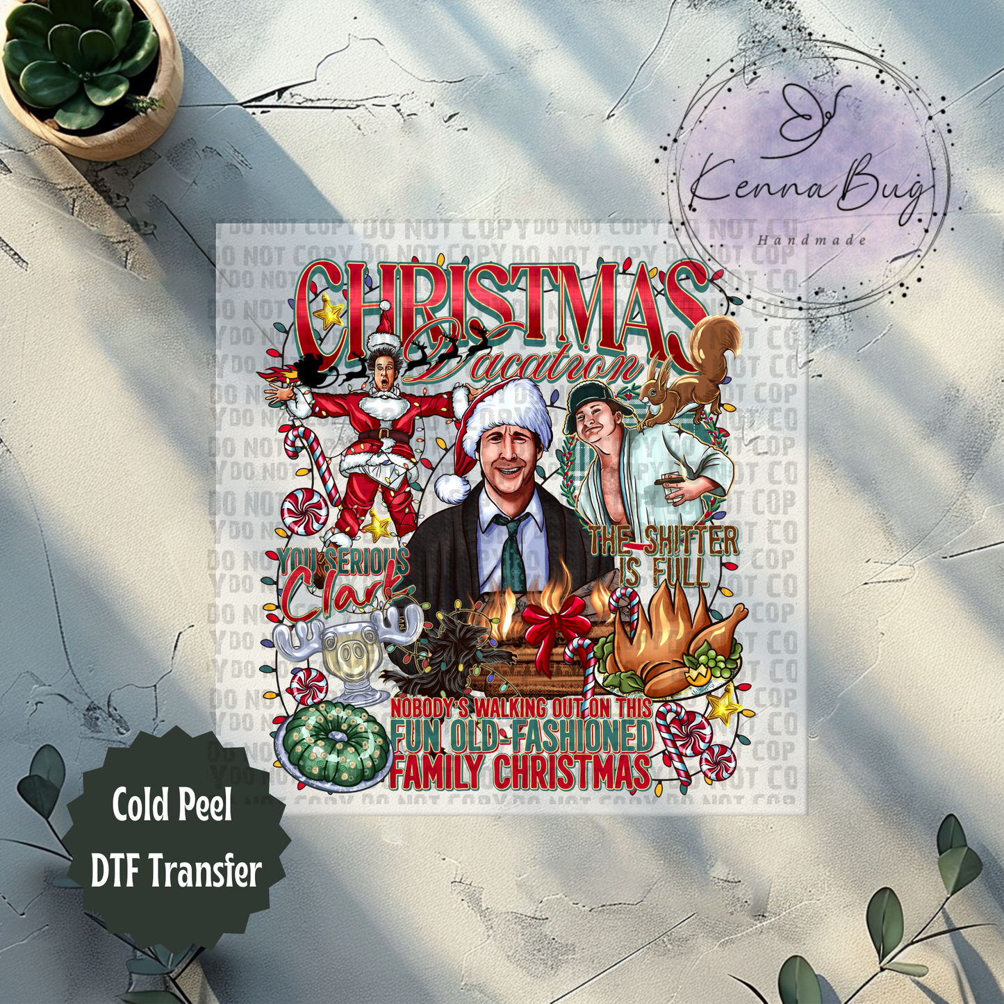 Old Fashioned Christmas, Christmas Movie, Classic Movie, DTF Transfer, Ready to Press, Shirt Transfer, Heat Transfer, Direct to film Transfer