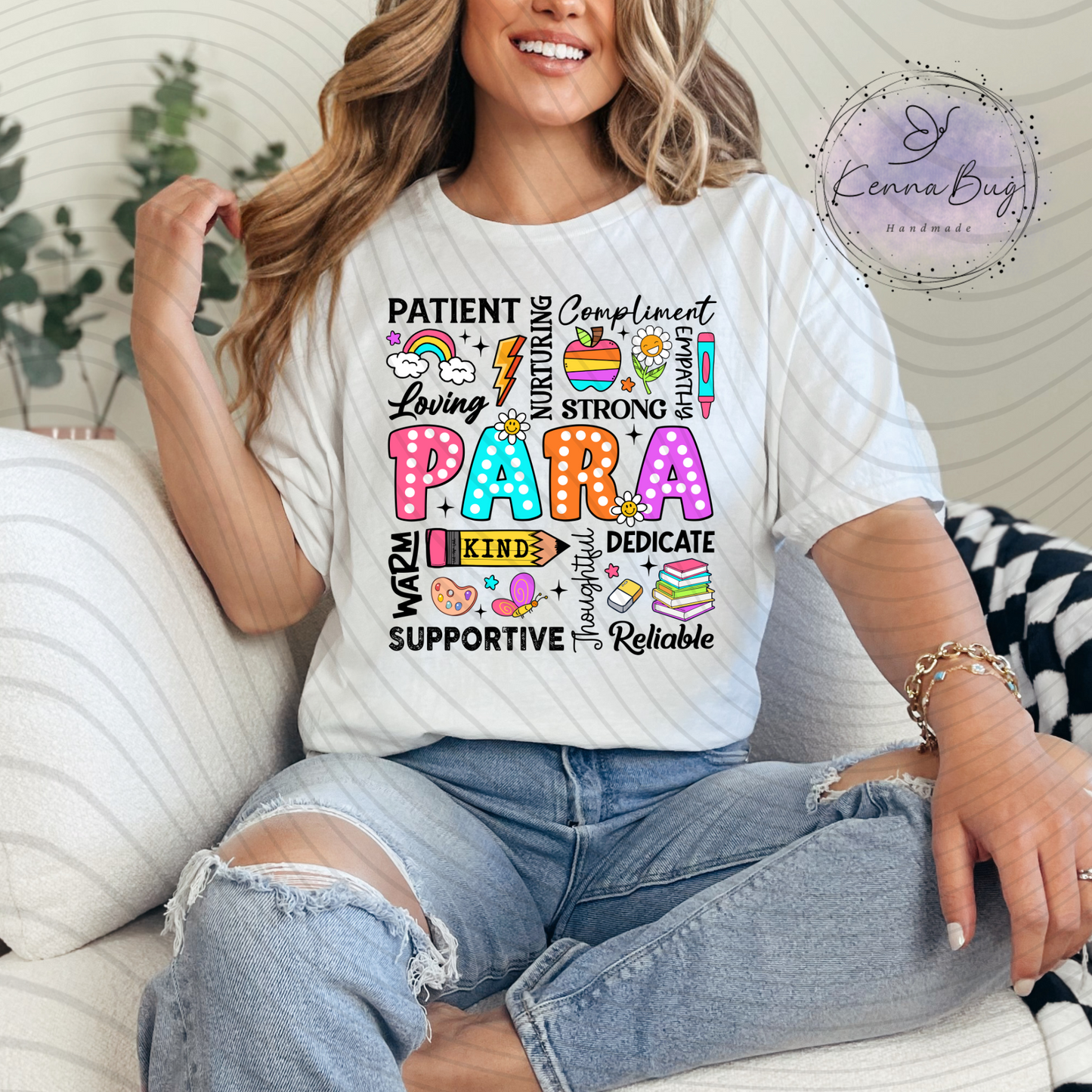 Para, Paraprofessional, School, DTF Transfer, Ready to Press, Shirt Transfer, Heat Transfer, Direct to film Transfer