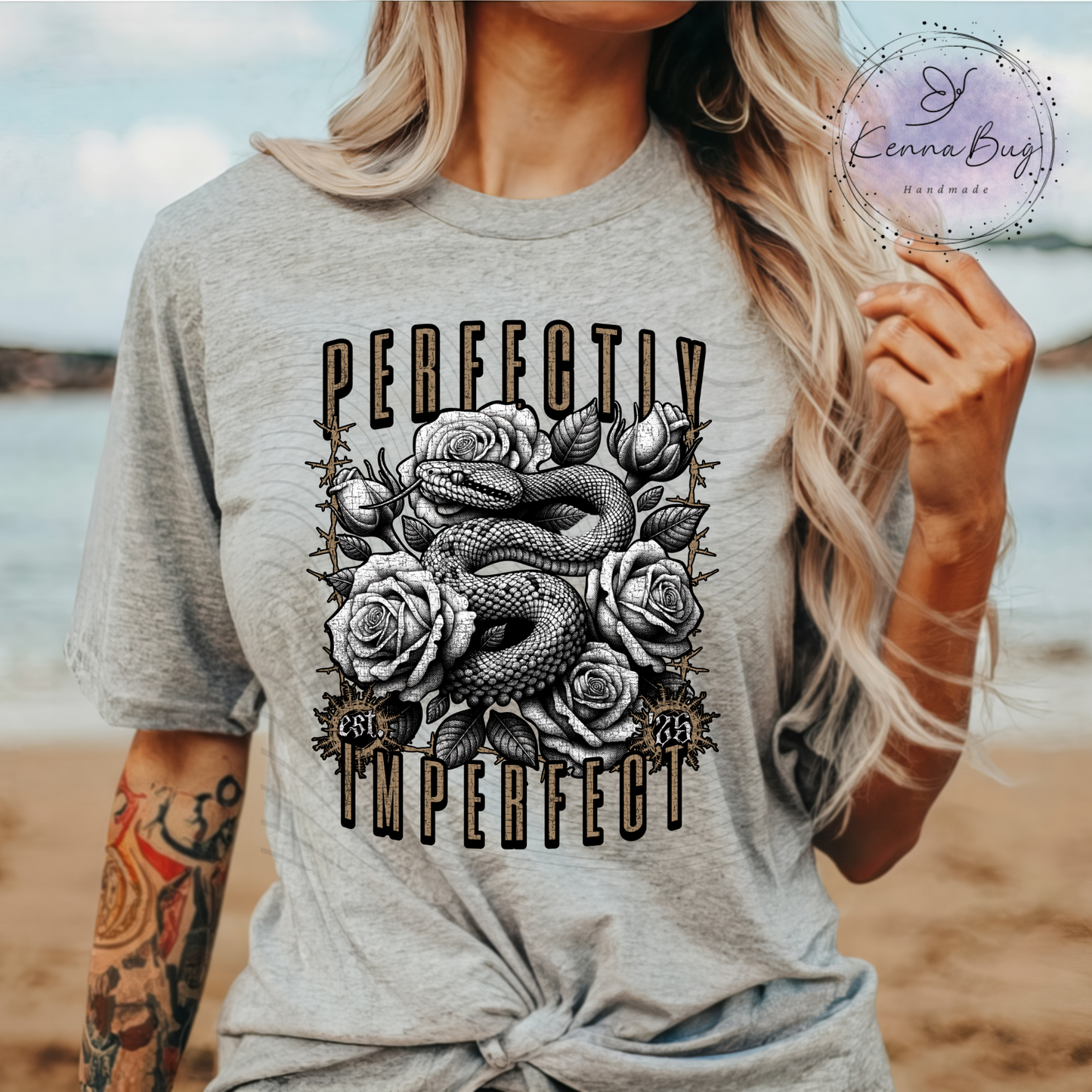 Perfectly Imperfect, DTF Transfer, Ready to Press, Shirt Transfer, Heat Transfer, Direct to film Transfer