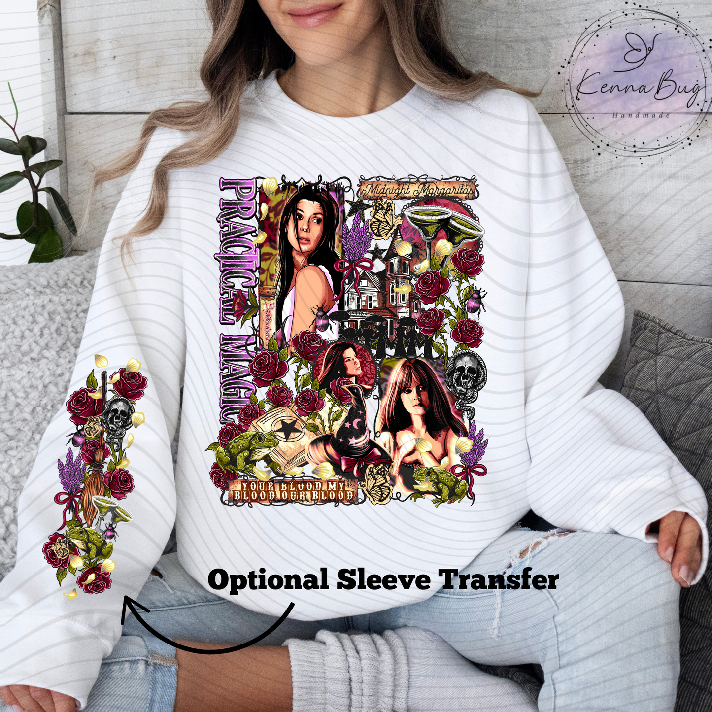 Practical Magic, Witches, Midnight Margaritas, Movie, DTF Transfer, Ready to Press, Shirt Transfer, Heat Transfer, Direct to film Transfer