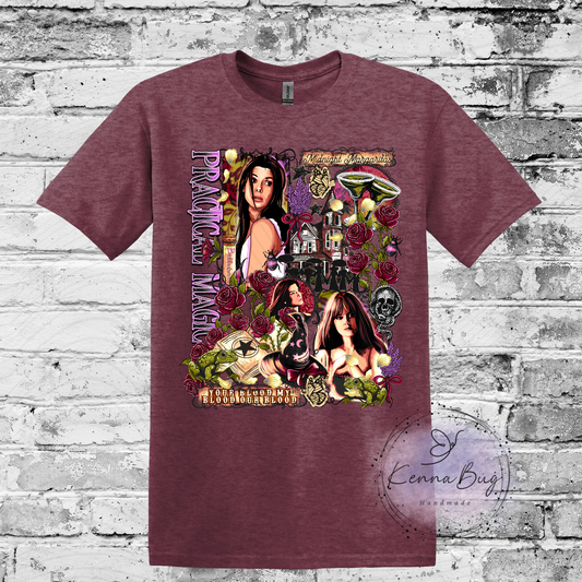 Practical Magic, Witches, Midnight Margaritas, Custom T-Shirt, Pick your Color, Gildan Soft Style