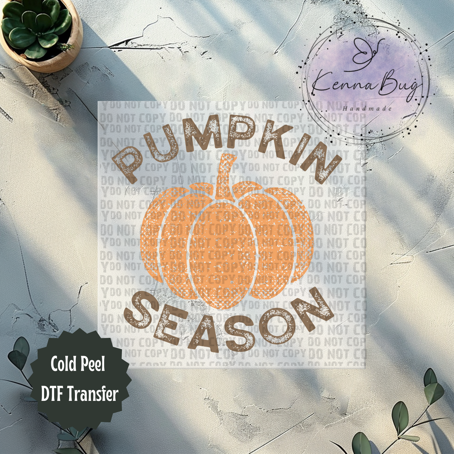 Pumpkin Season, Fall, DTF Transfer, Ready to Press, Shirt Transfer, Heat Transfer, Direct to film Transfer