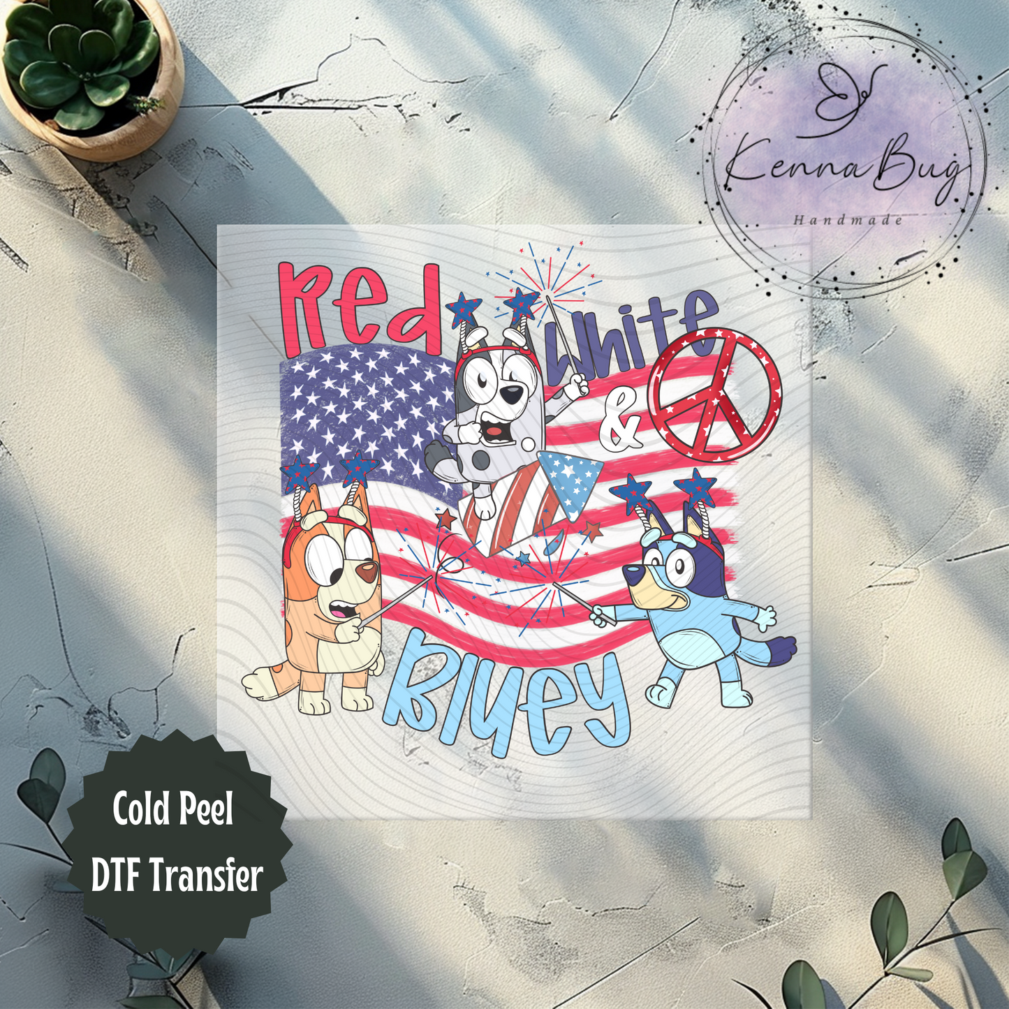 Red, White and Blue Dog, America, 4th Of July, Patriotic, DTF Transfer, Ready to Press, Shirt Transfer, Heat Transfer, Direct to film Transfer
