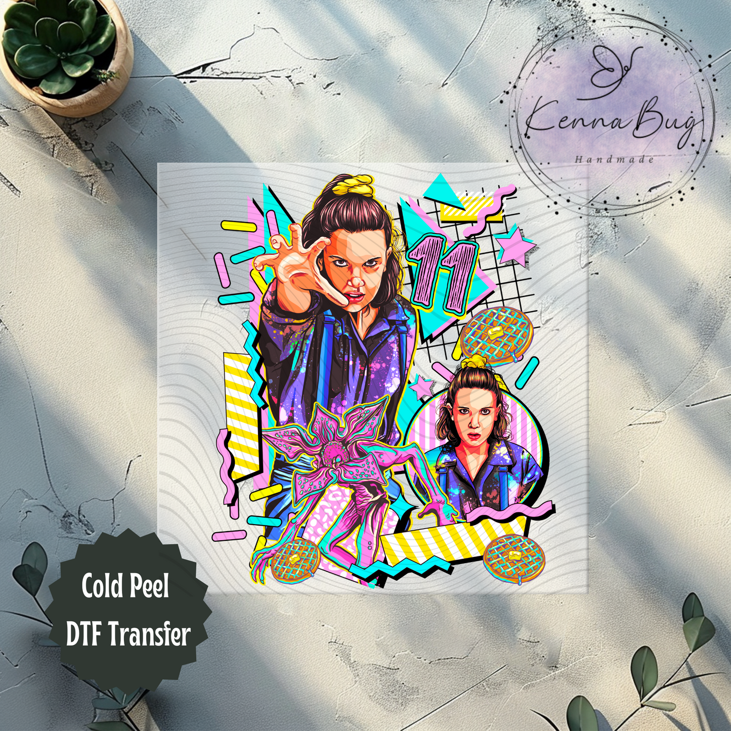 Eleven, Stranger, 80's, Retro,DTF Transfer, Ready to Press, Shirt Transfer, Heat Transfer, Direct to film Transfer