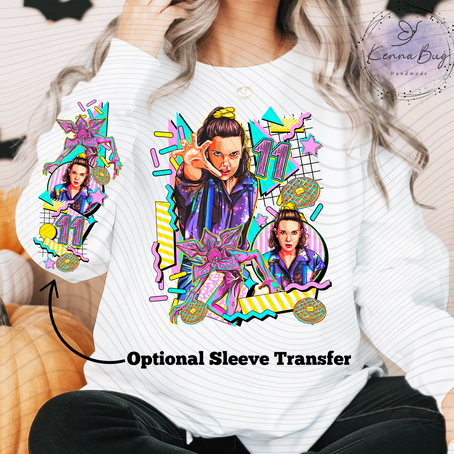 Eleven, Stranger, 80's, Retro,DTF Transfer, Ready to Press, Shirt Transfer, Heat Transfer, Direct to film Transfer