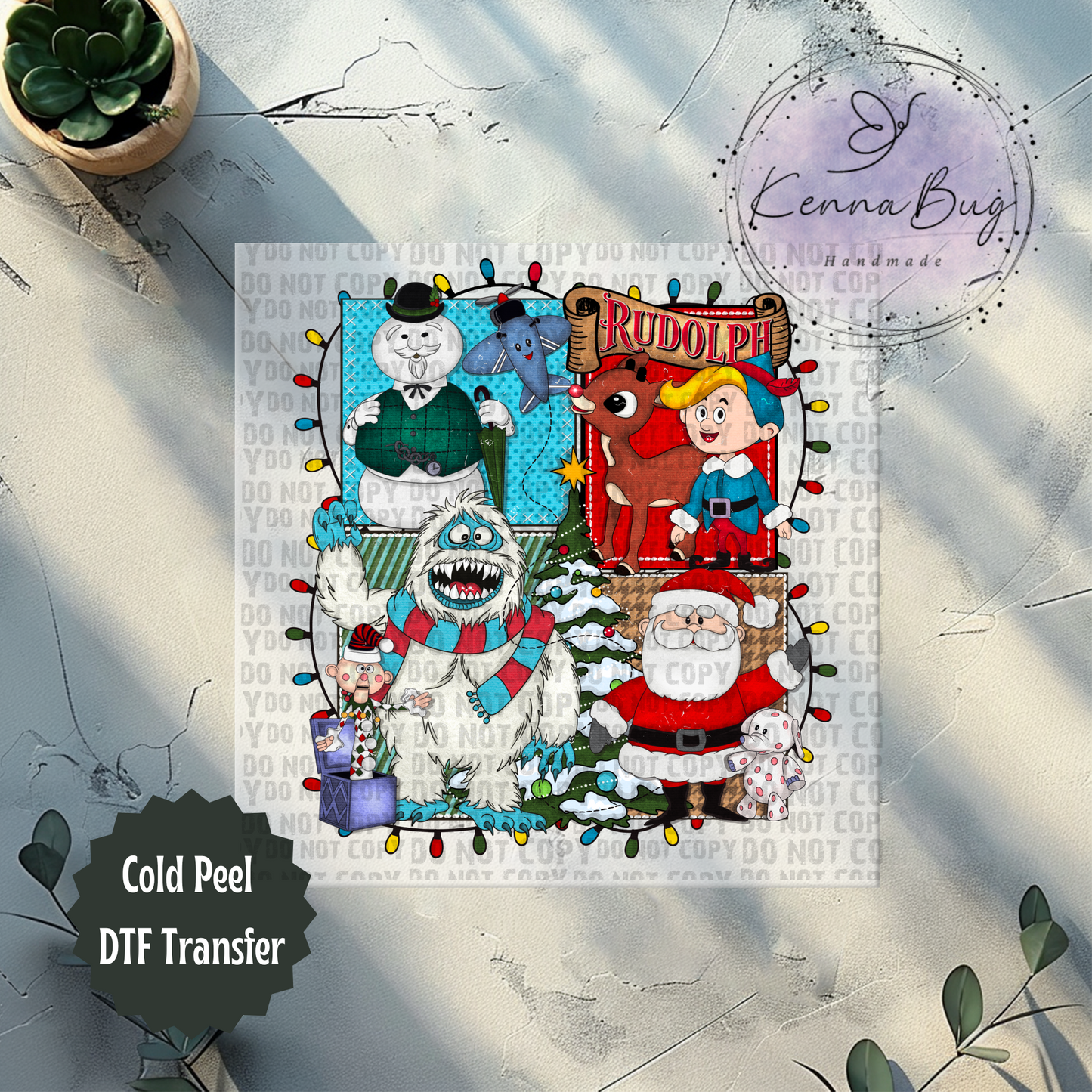 Classic Christmas Movie, Reindeer, Santa, DTF Transfer, Ready to Press, Shirt Transfer, Heat Transfer, Direct to film Transfer